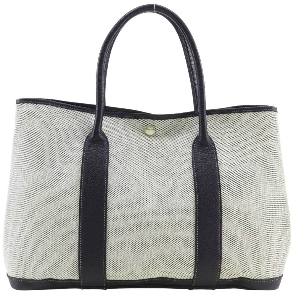 Hermes Garden Party 36 PM Toile Ash Gray Tote