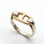 Hermes Chaine D'ancre Ring 750 925 Silver — view 2