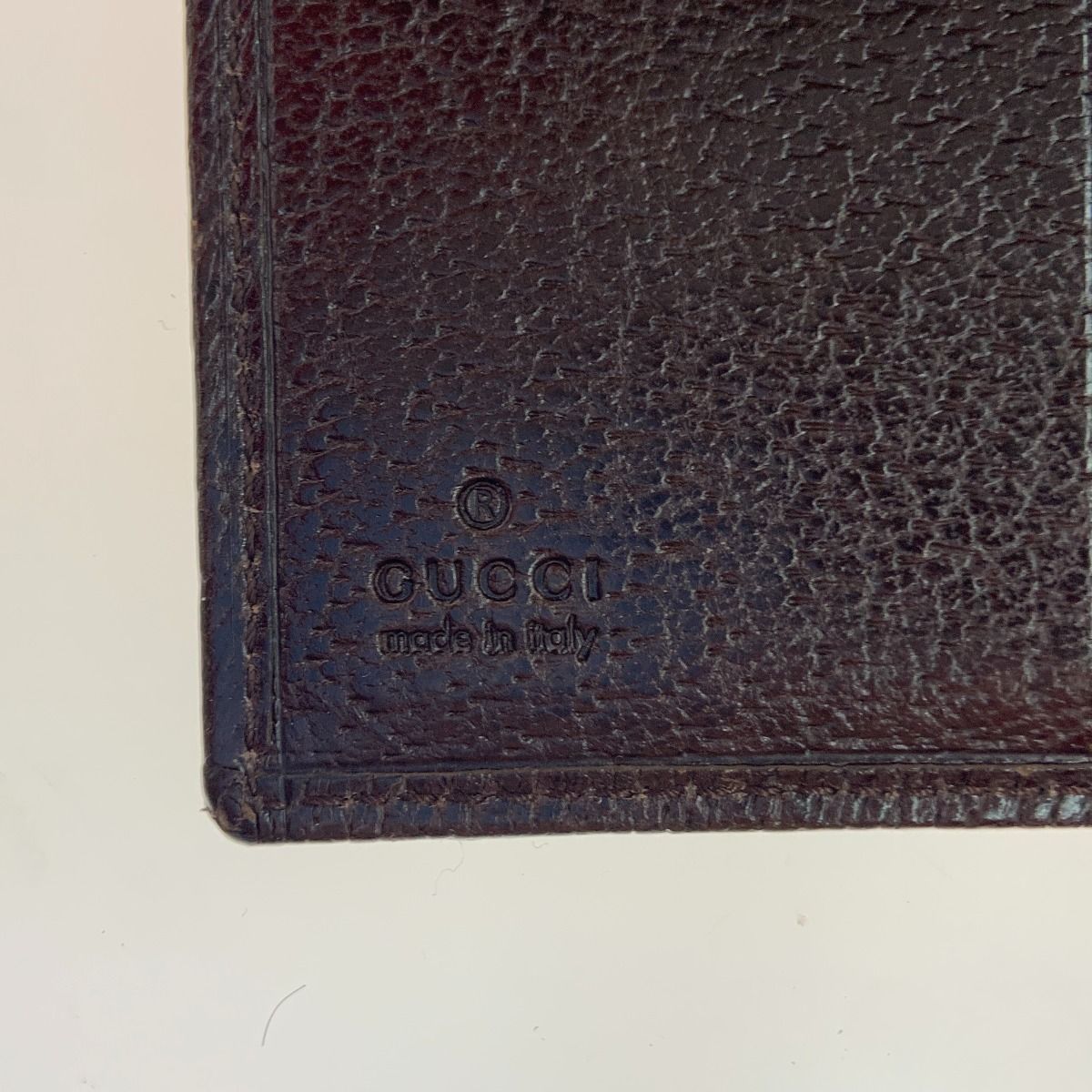 Gucci GG Canvas Compact Wallet W Hook Bifold Beige — view 7