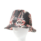 Celine Hat Size S Aloha Palm Tree Nylon Bucket — view 2