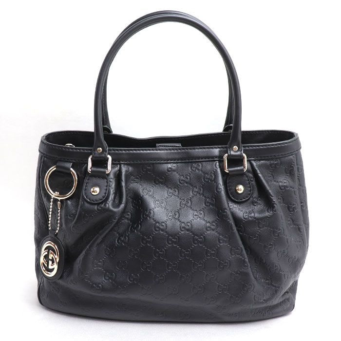 Gucci Guccissima Sookie Tote Bag Black — view 2