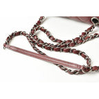 Chanel Chain Shoulder Bag Saddle Lambskin Quilted Bordeaux — view 6