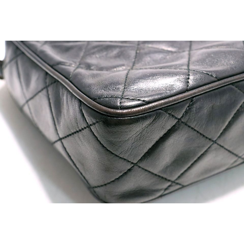 Chanel Quilted Leather Chain Shoulder Bag — view 4