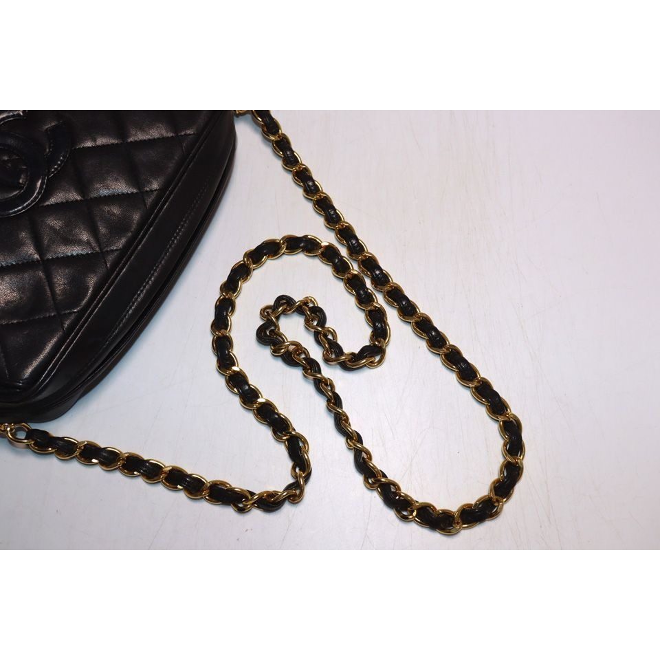 Chanel Quilted Leather Chain Shoulder Bag — view 6