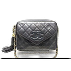 Chanel Quilted Leather Chain Shoulder Bag