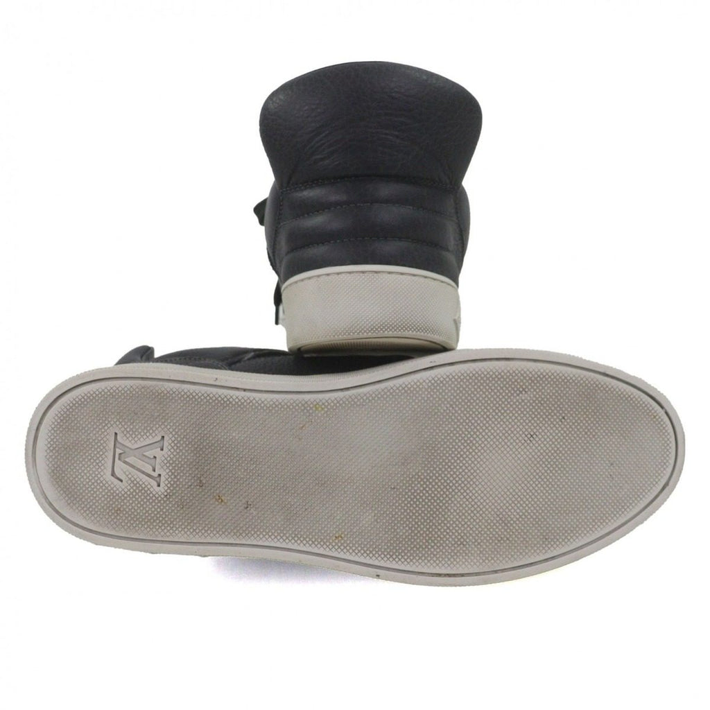 Louis Vuitton Kanye West Dons Leather Lvlogo Sneakers Gray 7 — view 4