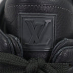 Louis Vuitton Kanye West Dons Leather Lvlogo Sneakers Gray 7 — view 7