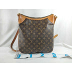 Louis Vuitton Shoulder Bag Odeon MM Brown Monogram Gold — view 2