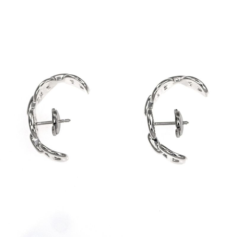 Hermes Earrings Chaine D'ancre Pair AG 925 Silver Accessories — view 4