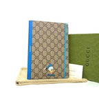 Gucci Disney Collaboration Donald Duck GG Supreme Notebook Brown Fj7545