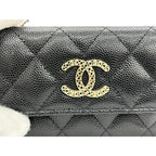 Chanel Ap2735 Coin Case Card Mini Wallet Blackpink Caviar Leather — view 5