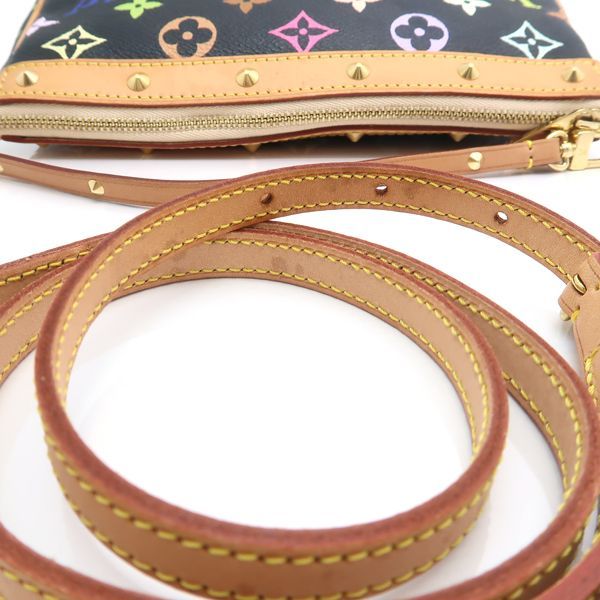 Louis Vuitton Pochette Accessory Monogram Multicolor With Long — view 8