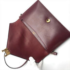 Hermes Liddy Calfskin Shoulder Bag Gold Purse — view 9