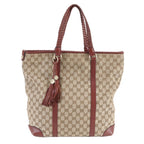 Gucci GG Canvas Marrakech Leather Tote Shoulder Hand