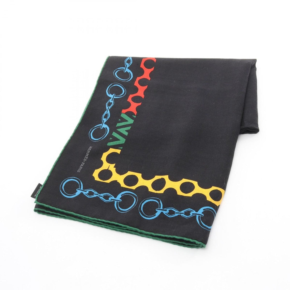 Hermes Scarf Carre Geant 140 Liste en Chaines Silk Shawl