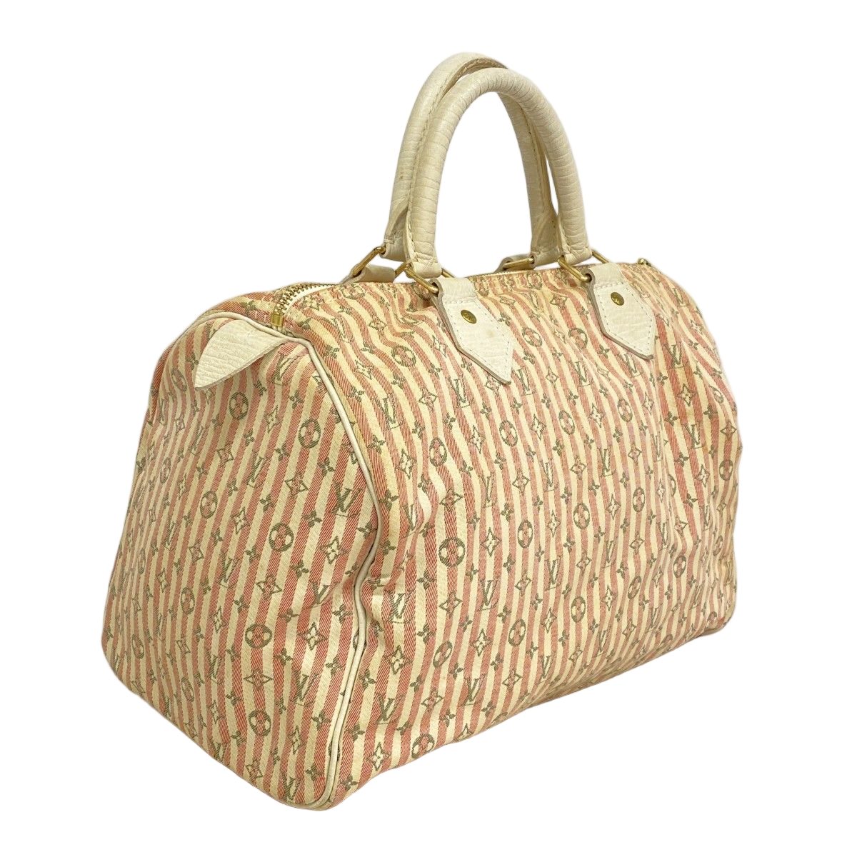 Louis Vuitton Handbag Monogram Mini Lin Croisette Speedy 30 Rouge — view 2