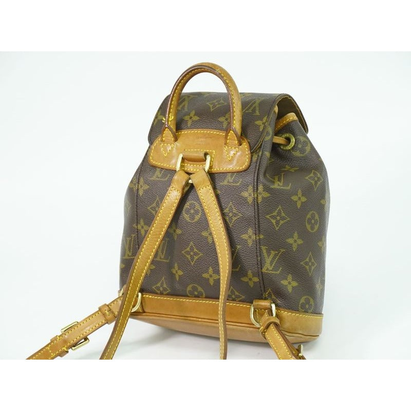 Louis Vuitton Mini Montsouris Monogram Rucksack Sac Backpack Brown — view 2