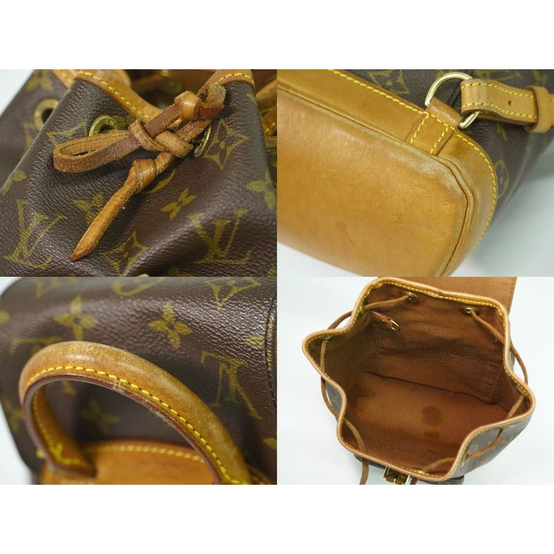 Louis Vuitton Mini Montsouris Monogram Rucksack Sac Backpack Brown — view 7