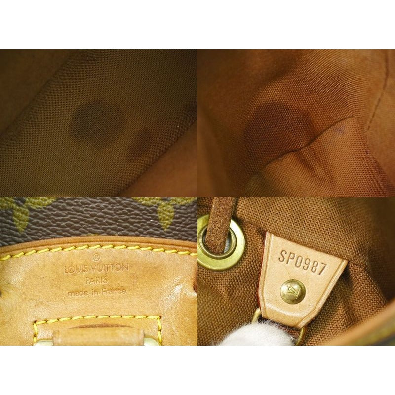 Louis Vuitton Mini Montsouris Monogram Rucksack Sac Backpack Brown — view 9