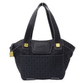 Loewe Tote Repeat Canvas Leather Black Navy Ationcan Be