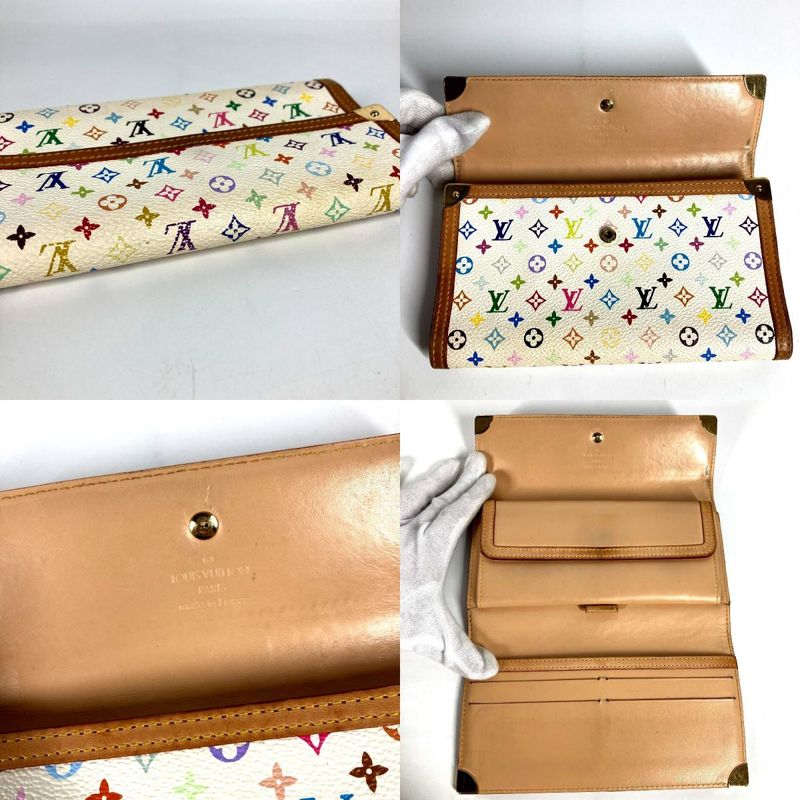 Louis Vuitton Long Wallet Porte Tresor International Monogram Multicolor — view 8