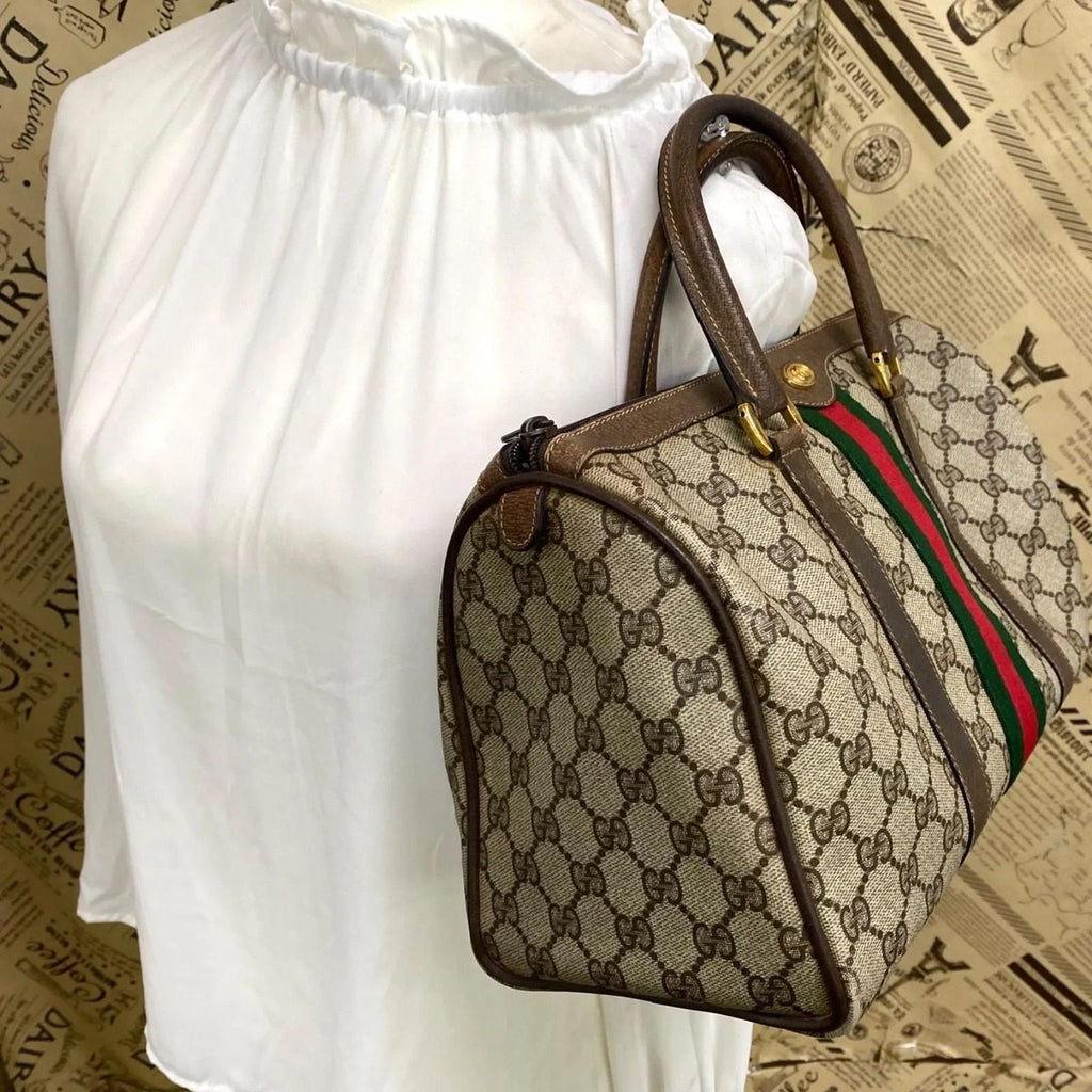 Gucci Handbag Mini Boston Sherry GG Travel Business — view 3