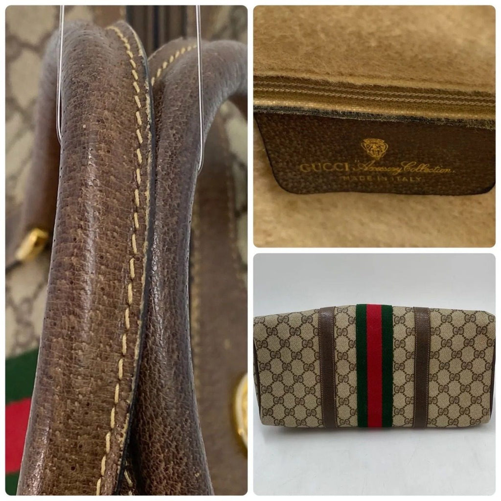 Gucci Handbag Mini Boston Sherry GG Travel Business — view 4