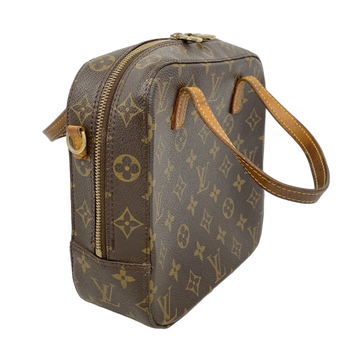 Louis Vuitton Handbag Monogram Spontini Brown 2-Way — view 2