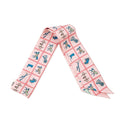 Hermes Scarf Twill Horsewear Couvertures Et Tenues de Jour Silk Rose Blue Veil