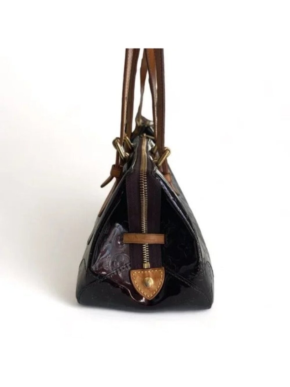 Louis Vuitton Vernis Rosewood Avenue Bag Monogram Tote Amarante