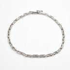 Hermes Bracelet Bangle Cuff Silver Cles PM Hera 18 — view 2