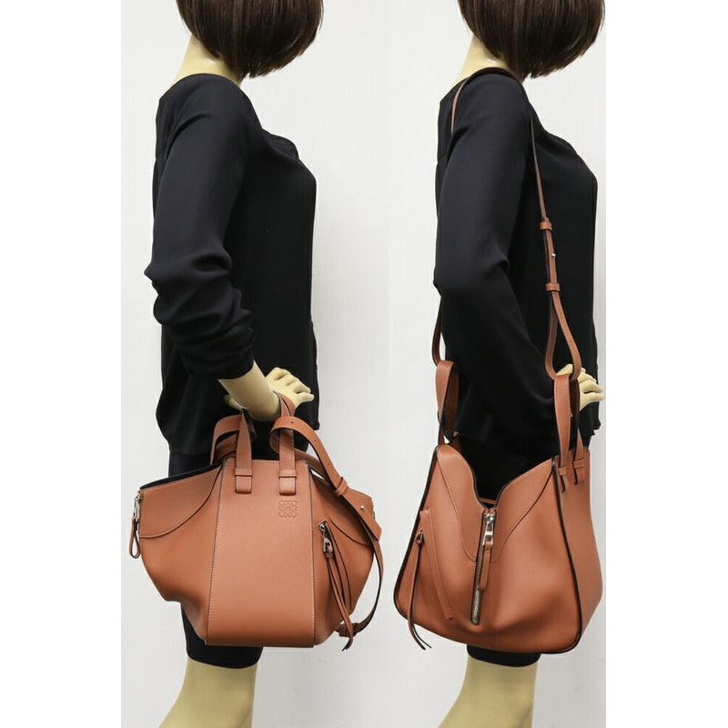 Loewe Shoulder Bag Hammock Small Classic Calf Tan 2-Way 38730 S35 — view 6