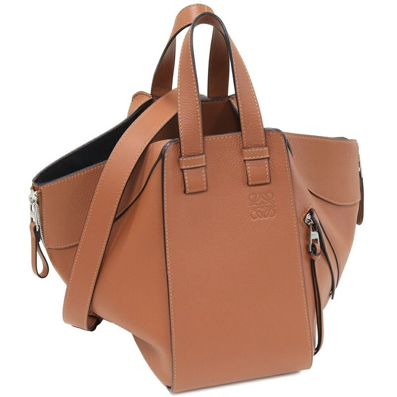 Loewe Shoulder Bag Hammock Small Classic Calf Tan 2-Way 38730 S35