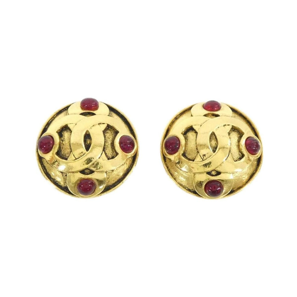 Chanel Vintage Earrings Gold
