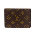 Louis Vuitton Porto 2 Cult Vertical Monogram Leather Brown Card Case