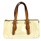 Louis Vuitton Handbag Rosewood Avenue Monogram Vernis Canvas Pe Lou White