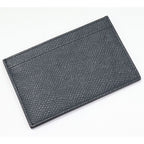 Celine Card Case Pass Holder Grained Calf Leather Navy — view 2
