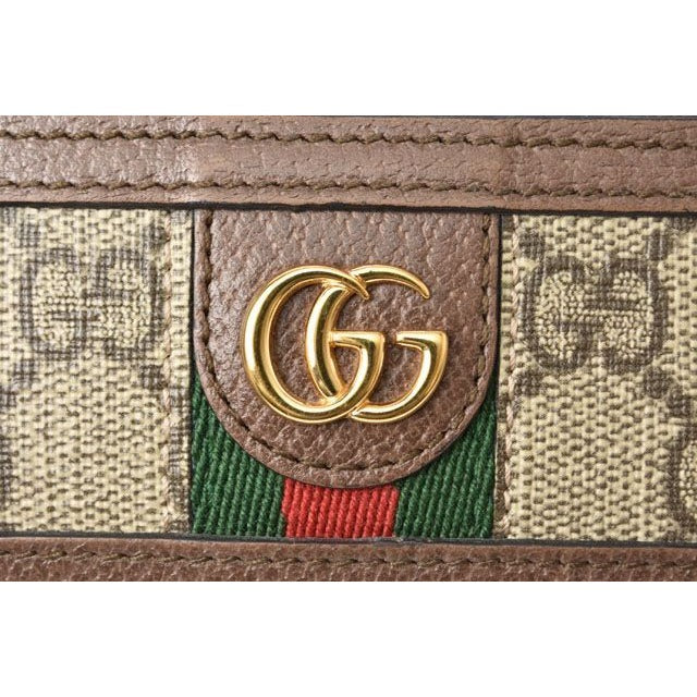 Gucci Card Case Business Holder Beige Brown 96 iwg 8745 — view 4
