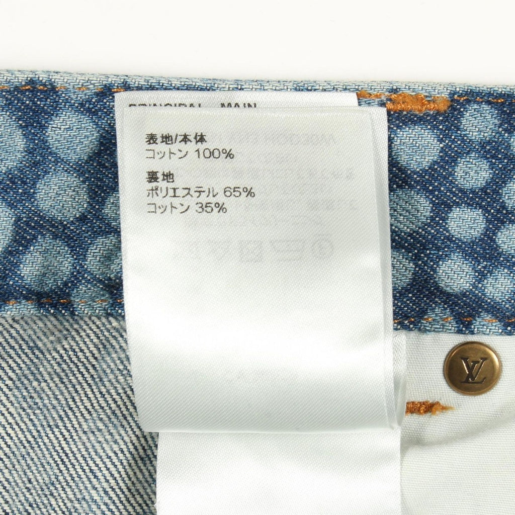 Louis Vuitton Denim Pants LV YK Over Pumpkin Cotton Yayoi Kusama — view 4