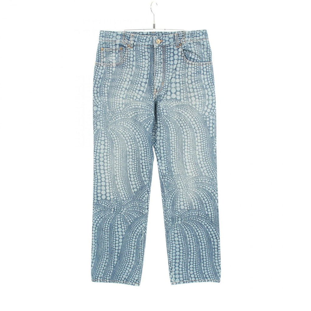Louis Vuitton Denim Pants LV YK Over Pumpkin Cotton Yayoi Kusama