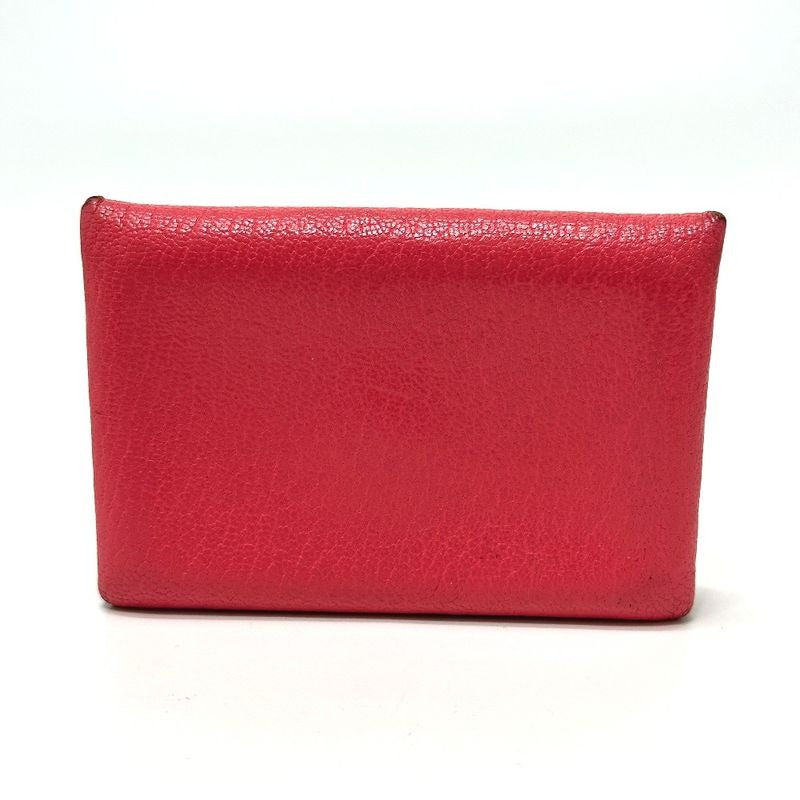 Hermes Card Case Calvi Epson Rose Azalea Pink — view 2