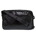 Gucci GG Crystal Leather Black Shoulder Bag 0458