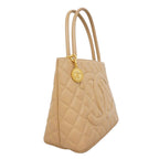 Chanel Tote Reissue Caviar Leather Beige Gold — view 2