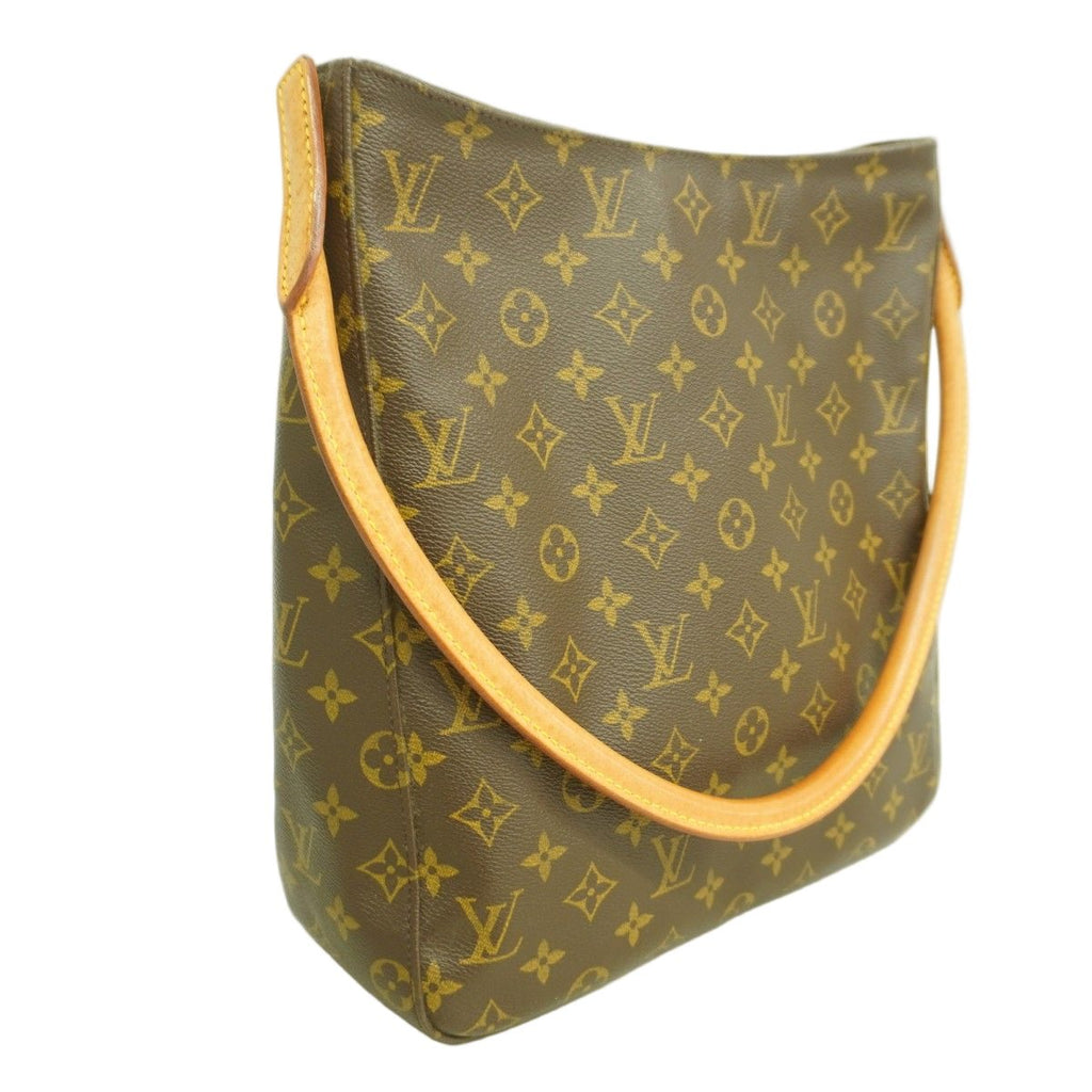 Louis Vuitton Shoulder Bag Monogram Looping GM Brown — view 2