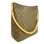 Louis Vuitton Shoulder Bag Monogram Looping GM Brown — view 2