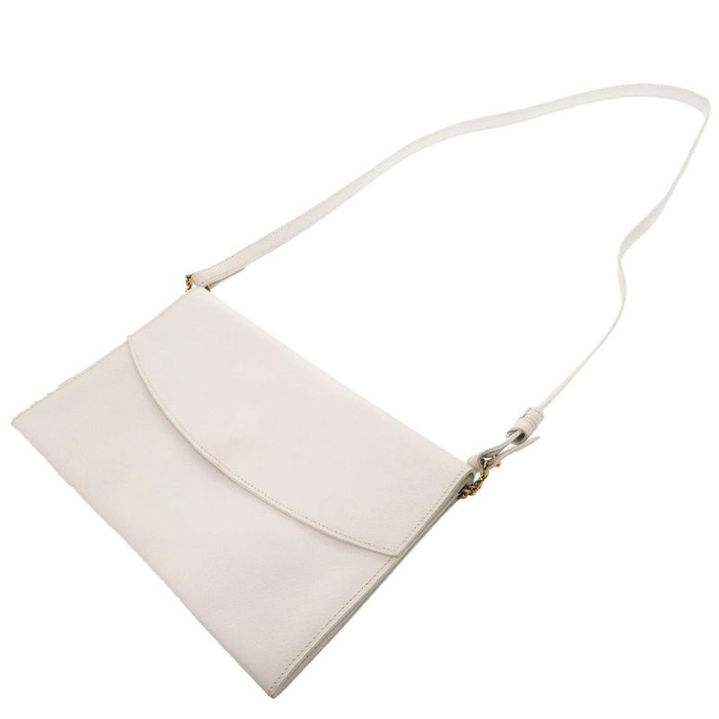 Hermes Vaugo River White Gold Hardware 00 Vintage Shoulder Bag — view 4