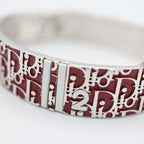 Christian Dior Bangle Trotter Bracelet Accessory Red H1481 — view 5
