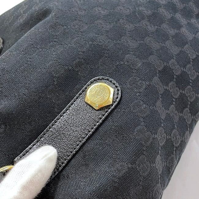 Gucci Tote Bag Black GG Canvas Light — view 9