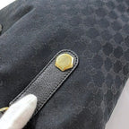 Gucci Tote Bag Black GG Canvas Light — view 9