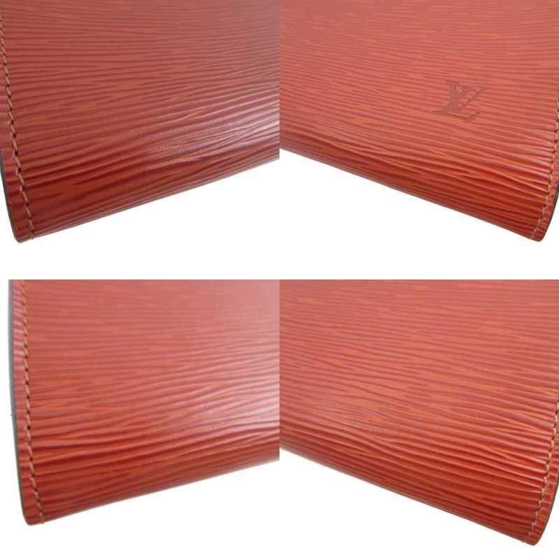 Louis Vuitton Epi Pochette Axe Soir Kenyan Brown Accessory Pouch 0982 — view 5